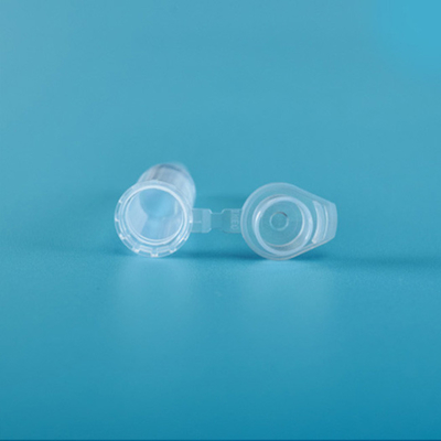 Tubo de 8 tiras Tubo de PCR 0,2 ml 0,5 ml Cor branca transparente