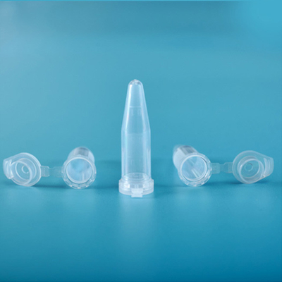Tubo de 8 tiras Tubo de PCR 0,2 ml 0,5 ml Cor branca transparente