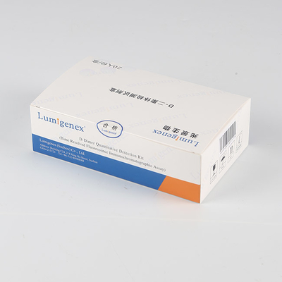 Jogo do teste do POC ISO13485, jogos da bioquímica do D-dímero do sangue inteiro