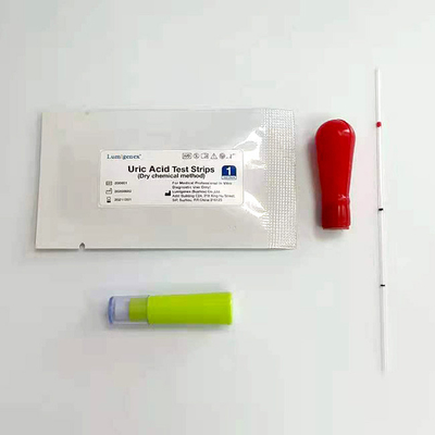 Tiras de teste de ácido úrico de boa precisão 15 testes/caixa Certificação CE