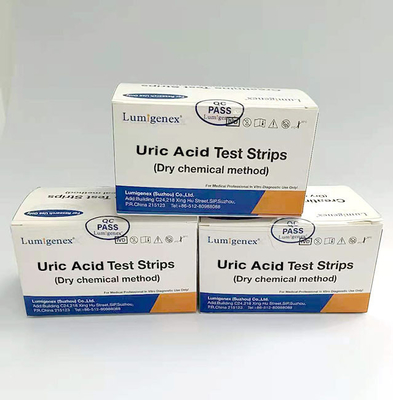 Tiras de teste de ácido úrico de boa precisão 15 testes/caixa Certificação CE
