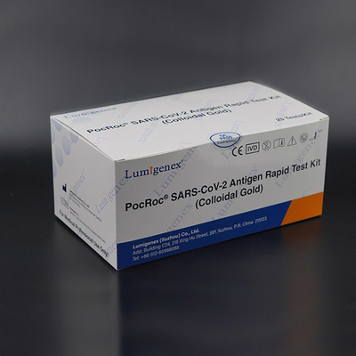 Kit de teste rápido de cotonete para SARS-CoV-2 20 minutos Coleta em casa
