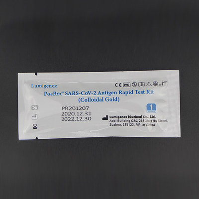 Kit de autoteste rápido de antígeno de 20 minutos para cotonete nasal para diagnóstico médico com