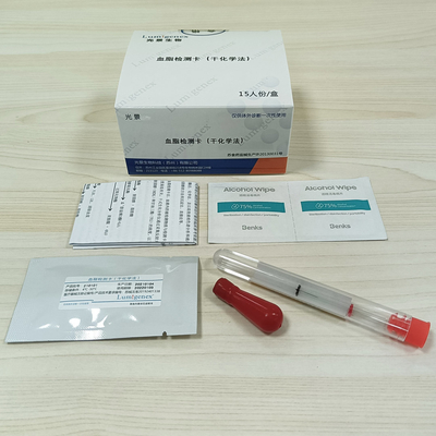 Tiras de teste de painel lipídico para doenças crônicas ISO13485 OEM disponíveis