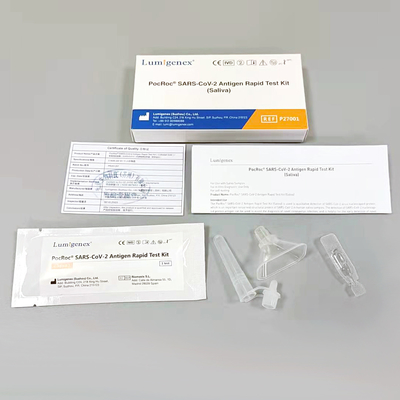 Alta sensibilidade e especificidade dos kits de teste rápido de antígeno SARS-CoV-2 (Saliva) para Covid19