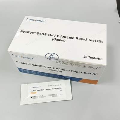 Kit de teste de saliva de antígeno Covid-19 ISO 20 minutos de alta sensibilidade