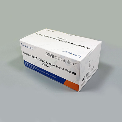 Kit de teste rápido de antígeno de saliva para diagnóstico médico 25 peças para SARS-CoV-2