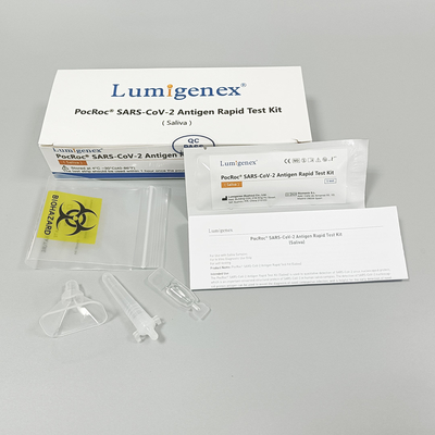 Kit de teste rápido de antígeno Covid-19 de alta precisão Saliva 95,56% de sensibilidade