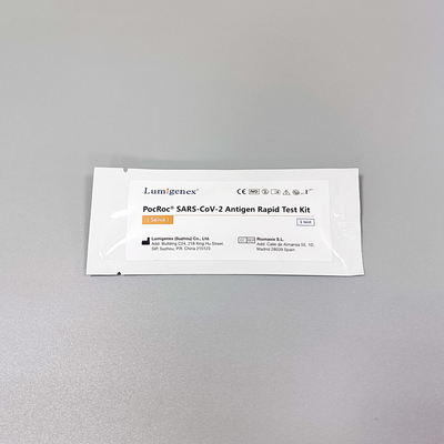 Kit de teste doméstico de saliva de antígeno CE, kit de autoteste de saliva Covid-19 com 99,67% de especificidade