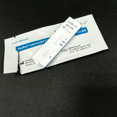 10μL Kit de Diagnóstico de Anticorpo de Sangue na Ponta do Dedo, Kit de Teste Rápido CE IgM IgG