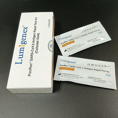 Kit de teste rápido de antígeno (ouro coloidal) qualificado pela UE, lista no BfArM