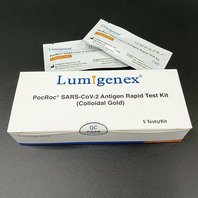 Kit de teste rápido de antígeno (ouro coloidal) com declaração CE