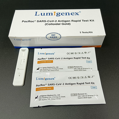 Kit de teste rápido de antígeno (ouro coloidal) listado na lista de RAT comum da UE