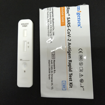 Fornecimento de fábrica Kit de teste rápido de antígeno Covid-19 (ouro coloidal) para uso médico