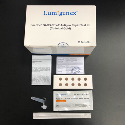 Kit de teste rápido de antígeno (ouro coloidal) qualificado pela UE, lista no BfArM