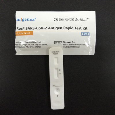 Kit de teste rápido de antígeno SARS-CoV-2 (ouro coloidal)