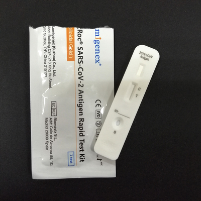 Kit de teste rápido de antígeno (ouro coloidal) com alta sensibilidade