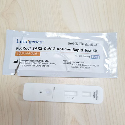 Kit de teste rápido de antígeno (ouro coloidal) qualificado pela UE, lista no BfArM