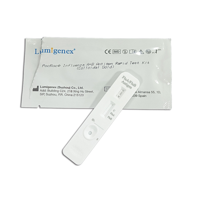 Diagnóstico rápido de Kit Colloidal GoldFor do teste do antígeno do uso da casa da gripe B 0 da gripe A